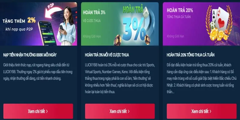 Thưởng nạp lại hàng ngày/tuần tại 678vip